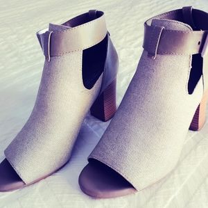 Sole Society Peep Toe Bootie